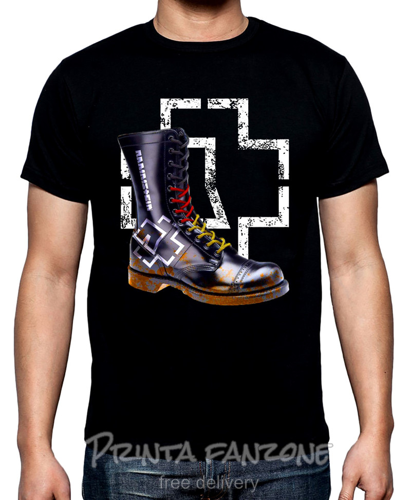 T-SHIRTS Rammstein, Boot, men's  t-shirt, 100% cotton, S to 5XL